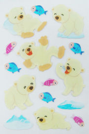 Mooie Douane Gezwollen Stickers voor Babyzaal de Dierenvormen van het Muurdecor